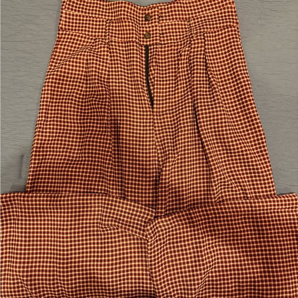 Red Checkered Pants